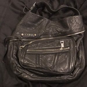 Black LAMB shoulder bag